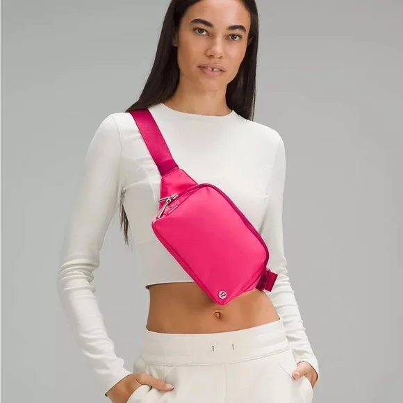 lululemon athletica, Bags, Lululemon Everywhere Belt Bag Large 2l  Raspberry Couliswild Berry